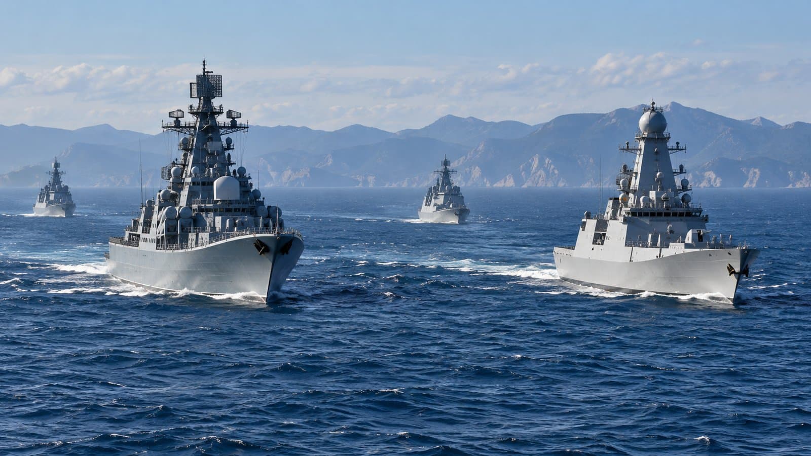 Россия и Индия начали морской этап учения «Индра-2026» в Японском море