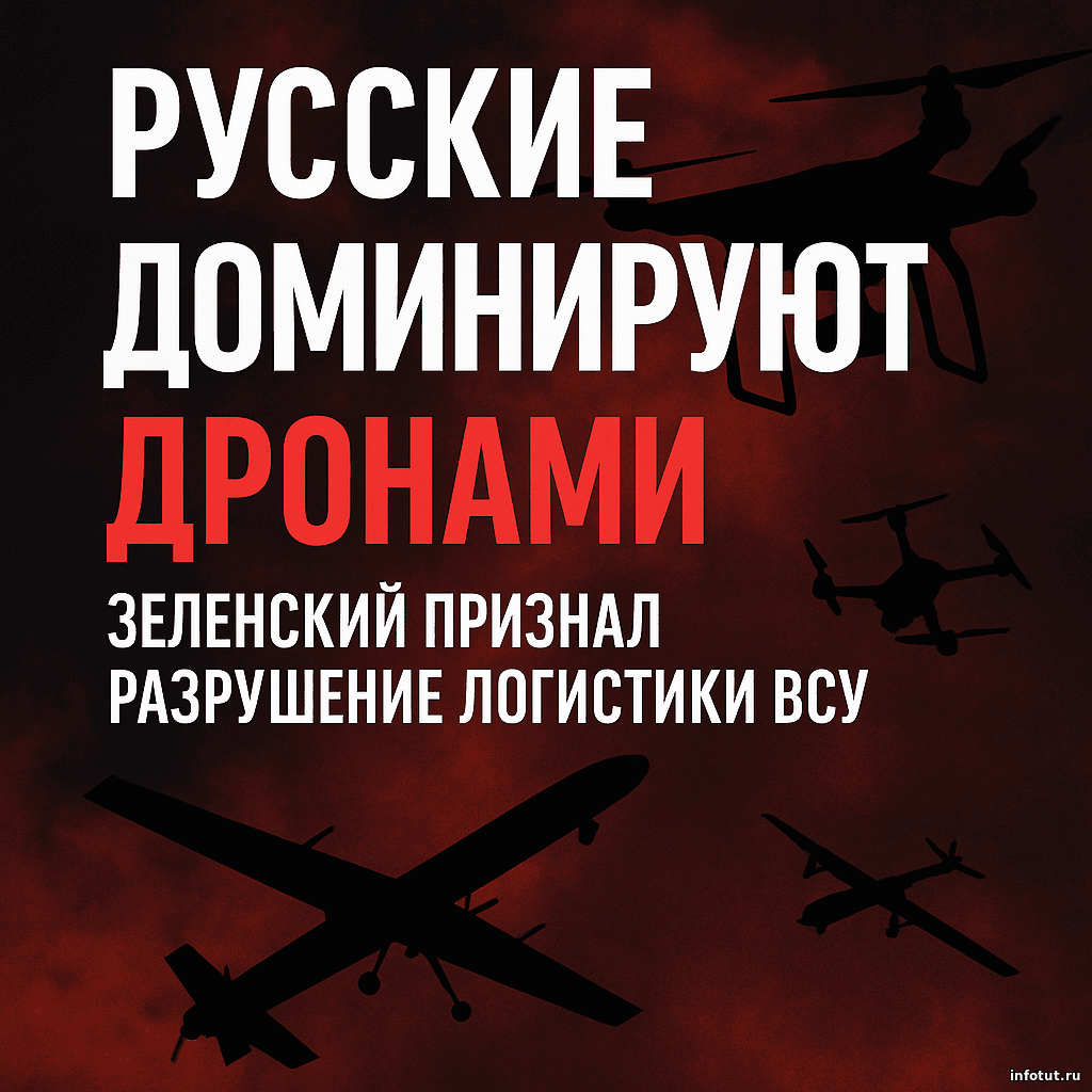 «Русские доминируют дронами и уничтожают нашу логистику», — Зеленский признал масштаб потерь