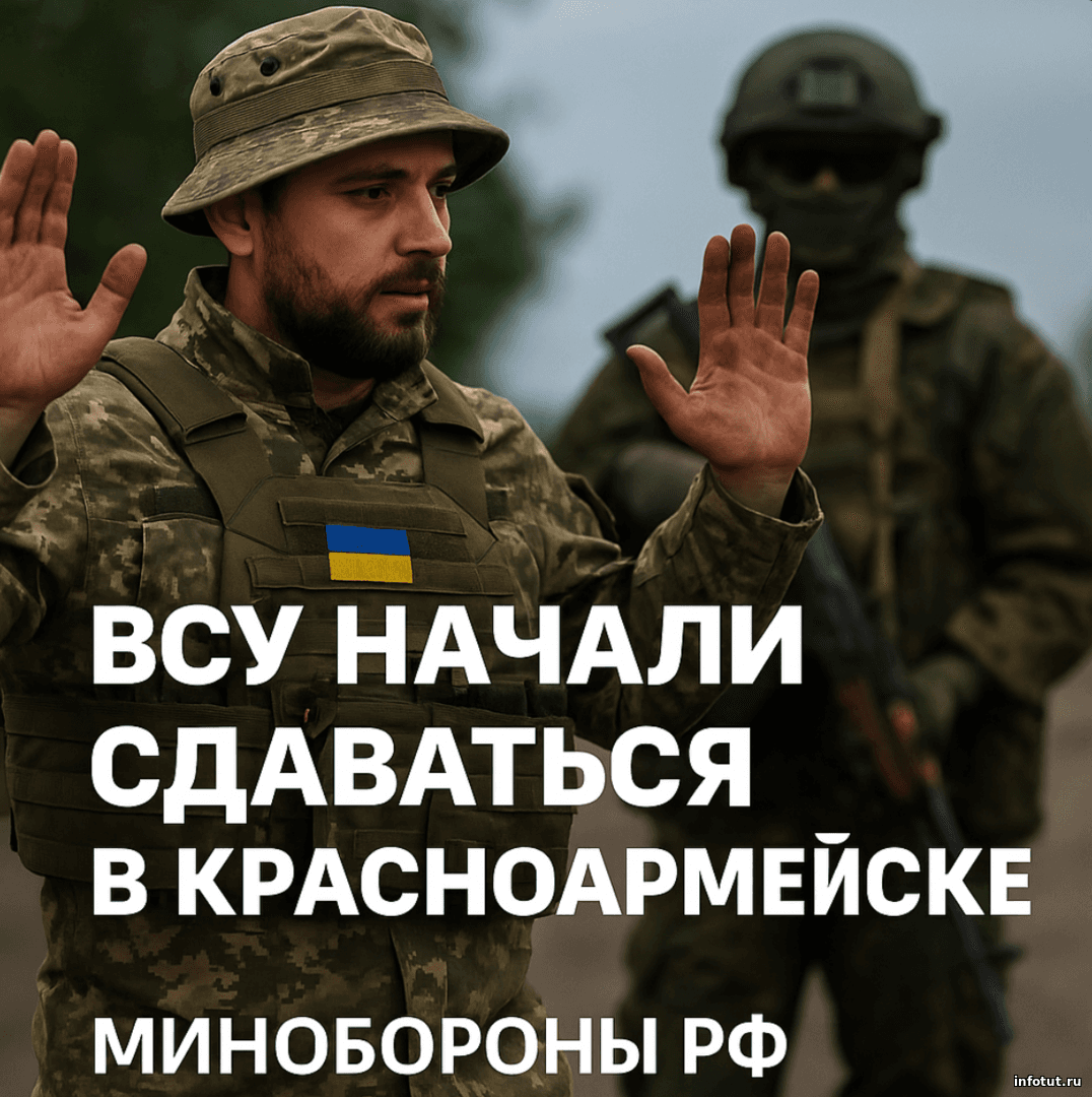 ВСУ начали массово сдаваться в Красноармейске — Минобороны России