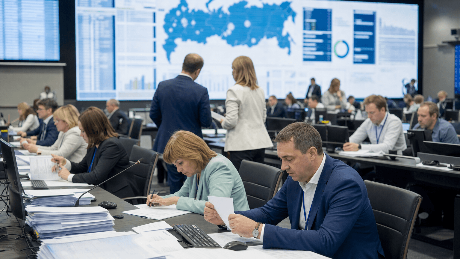 «Единая Россия» набирает 57,53% после подсчёта 71,17% протоколов