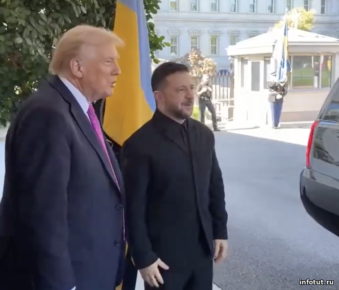 Зеленский опоздал на встречу с Трампом и пришёл без галстука