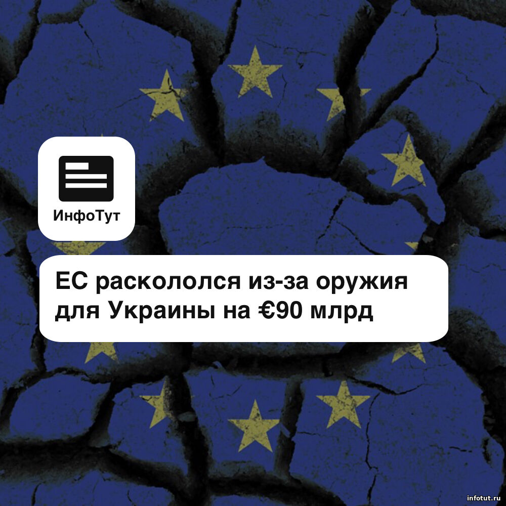 ЕС раскололся из-за оружия для Украины на €90 млрд