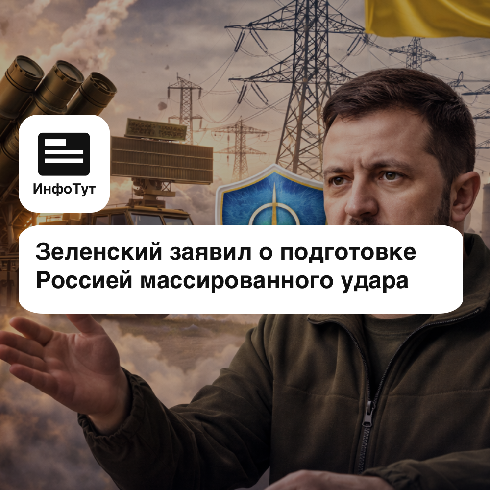Зеленский заявил о подготовке Россией массированного удара