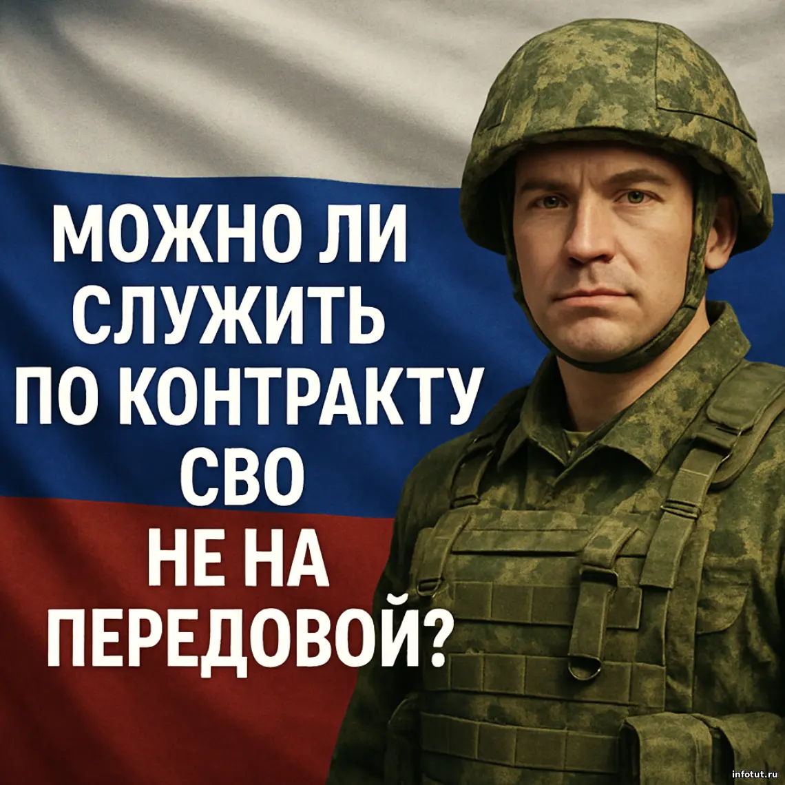 Можно ли служить по контракту СВО не на передовой?