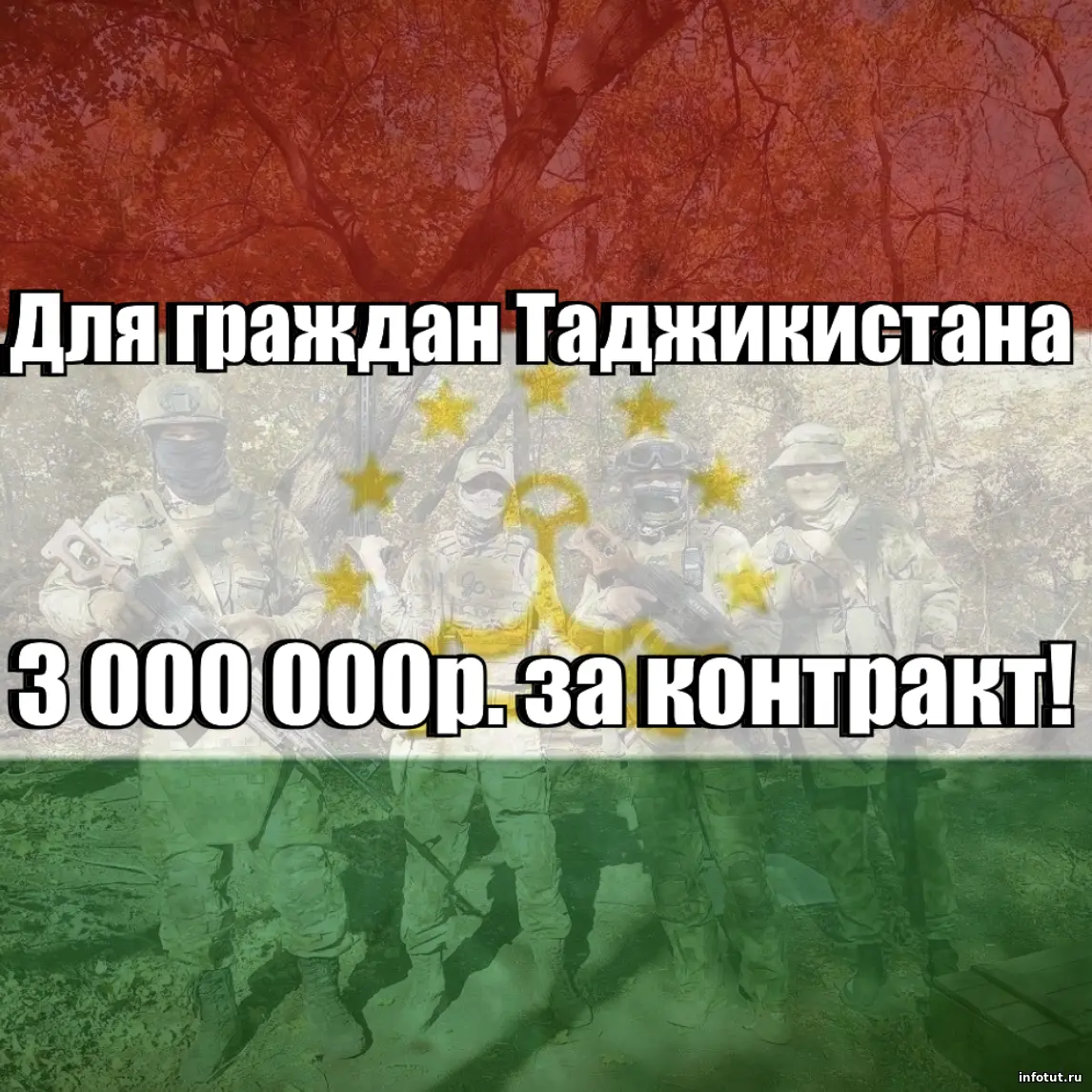 Как подписать контракт на СВО гражданину Таджикистана