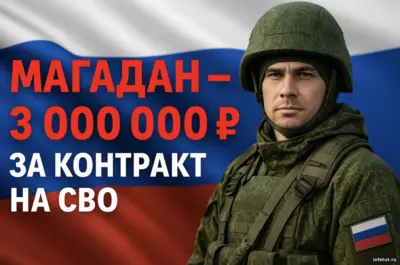 Военнослужащий по контракту СВО в Магадане — безопасная служба, стабильное довольствие, северные надбавки и единовременная выплата 3 000 000 рублей.