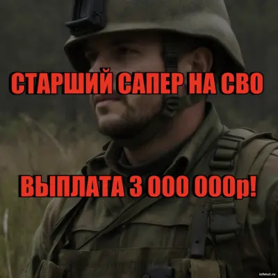 Сапёр-инженер контрактной службы на СВО 2025 года: разминирование, инженерные войска, выплаты до 3 млн рублей и государственные льготы.