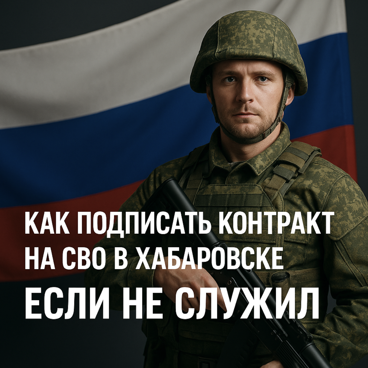 Как подписать контракт на СВО в Хабаровске, если не служил