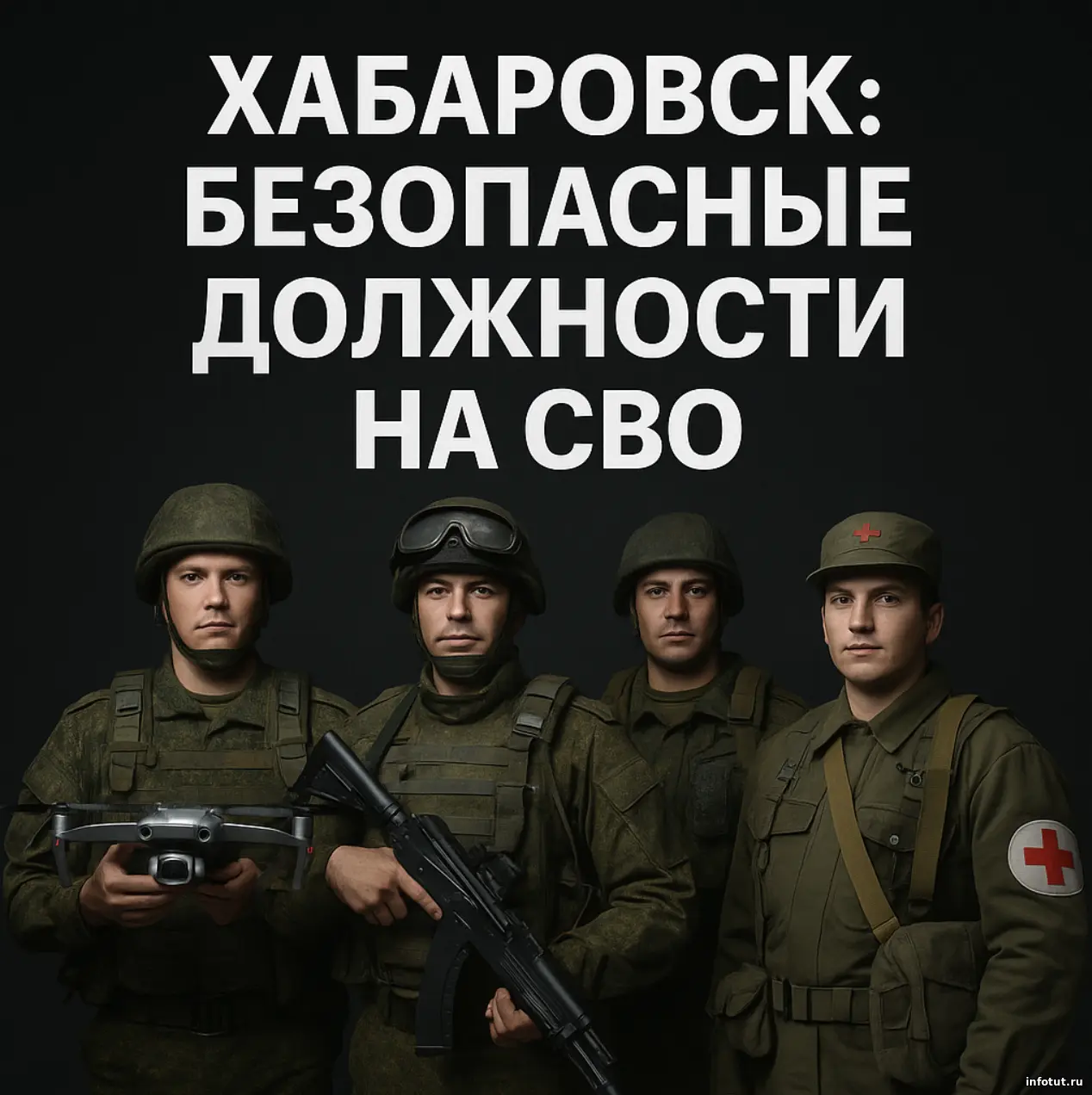 Безопасные должности на СВО для жителей Хабаровска