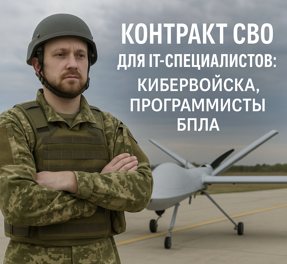 Контракт СВО для IT-специалистов: кибервойска, связь и программирование БПЛА