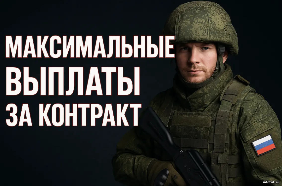 Выплаты за подписание контракта на СВО в Комсомольске-на-Амуре — ноябрь 2025