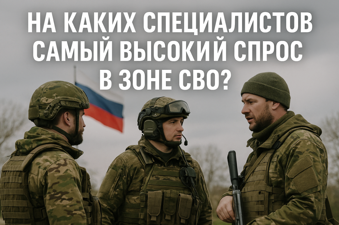 На каких специалистов самый высокий спрос в зоне СВО?