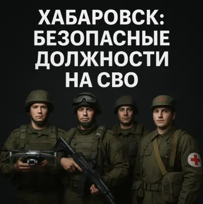 Безопасные направления службы по контракту на СВО в Хабаровске для жителей без боевого опыта