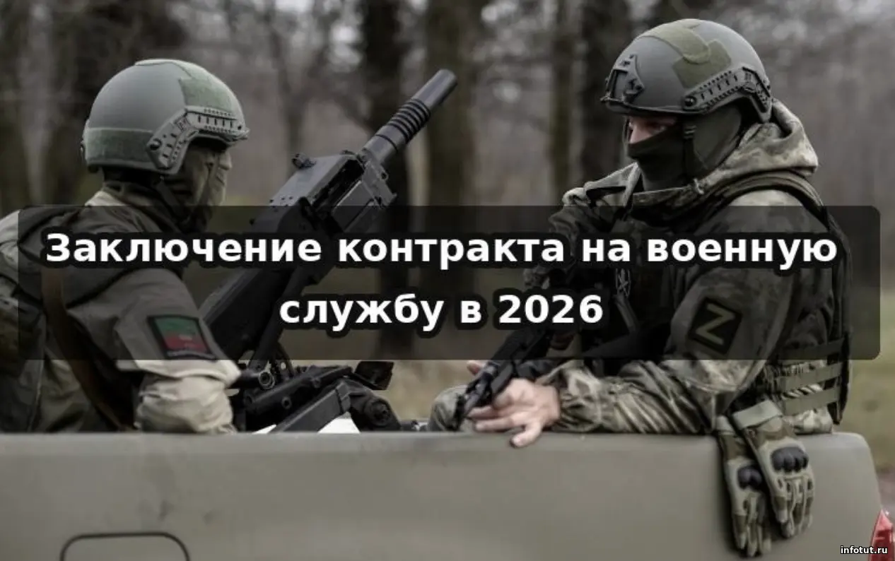 Заключение контракта на военную службу в 2026