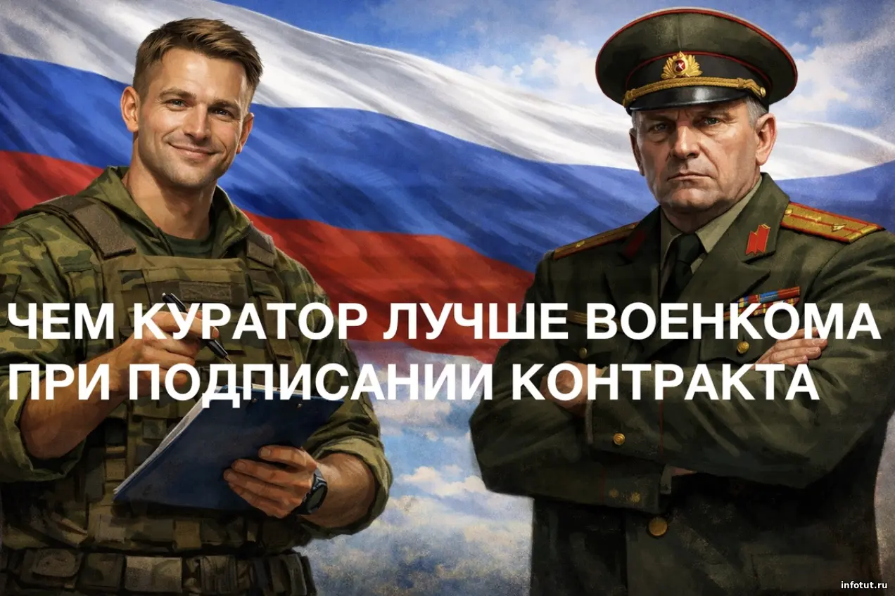 Чем куратор лучше военкома при подписании контракта?
