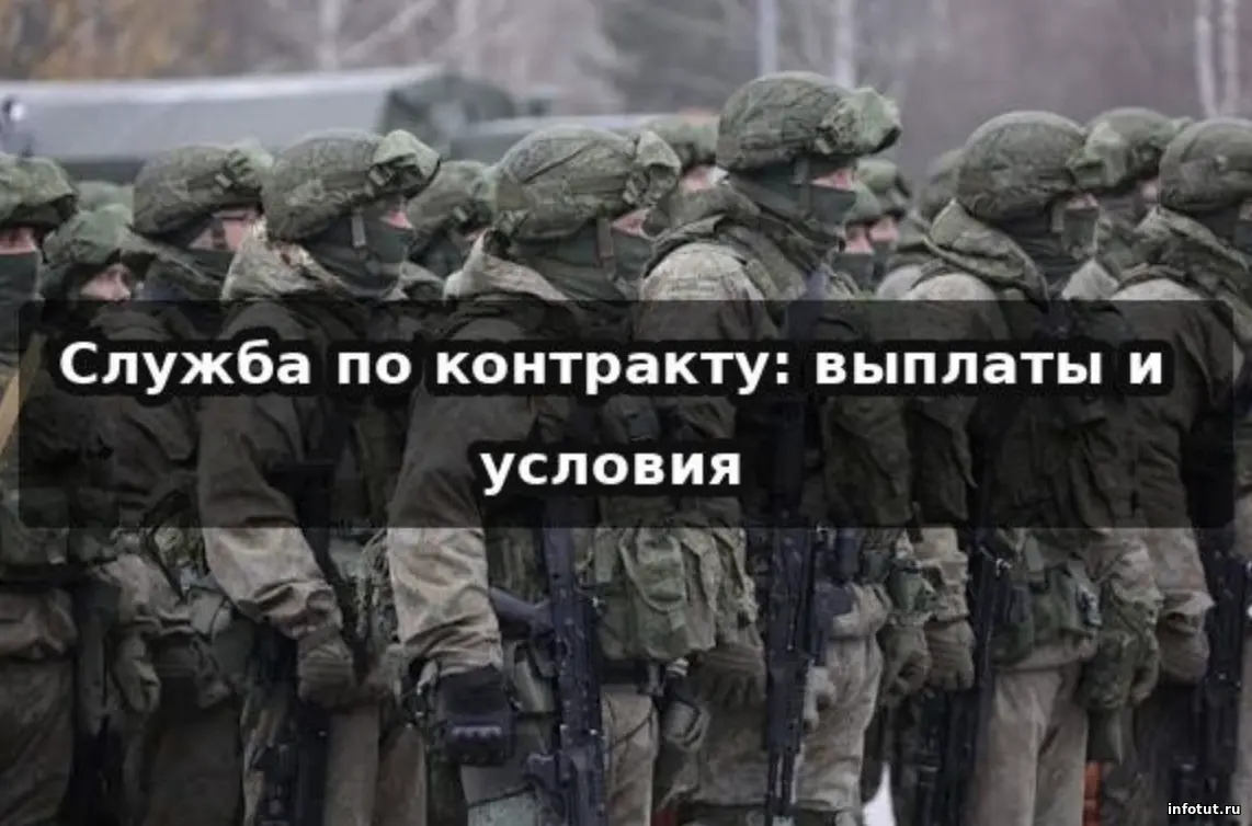 Служба по контракту: выплаты и условия 2026