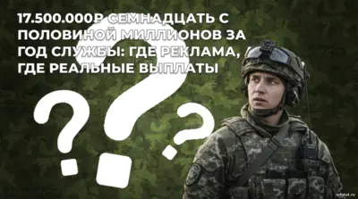 Сравнение реальных выплат по контракту на СВО и рекламных обещаний дохода