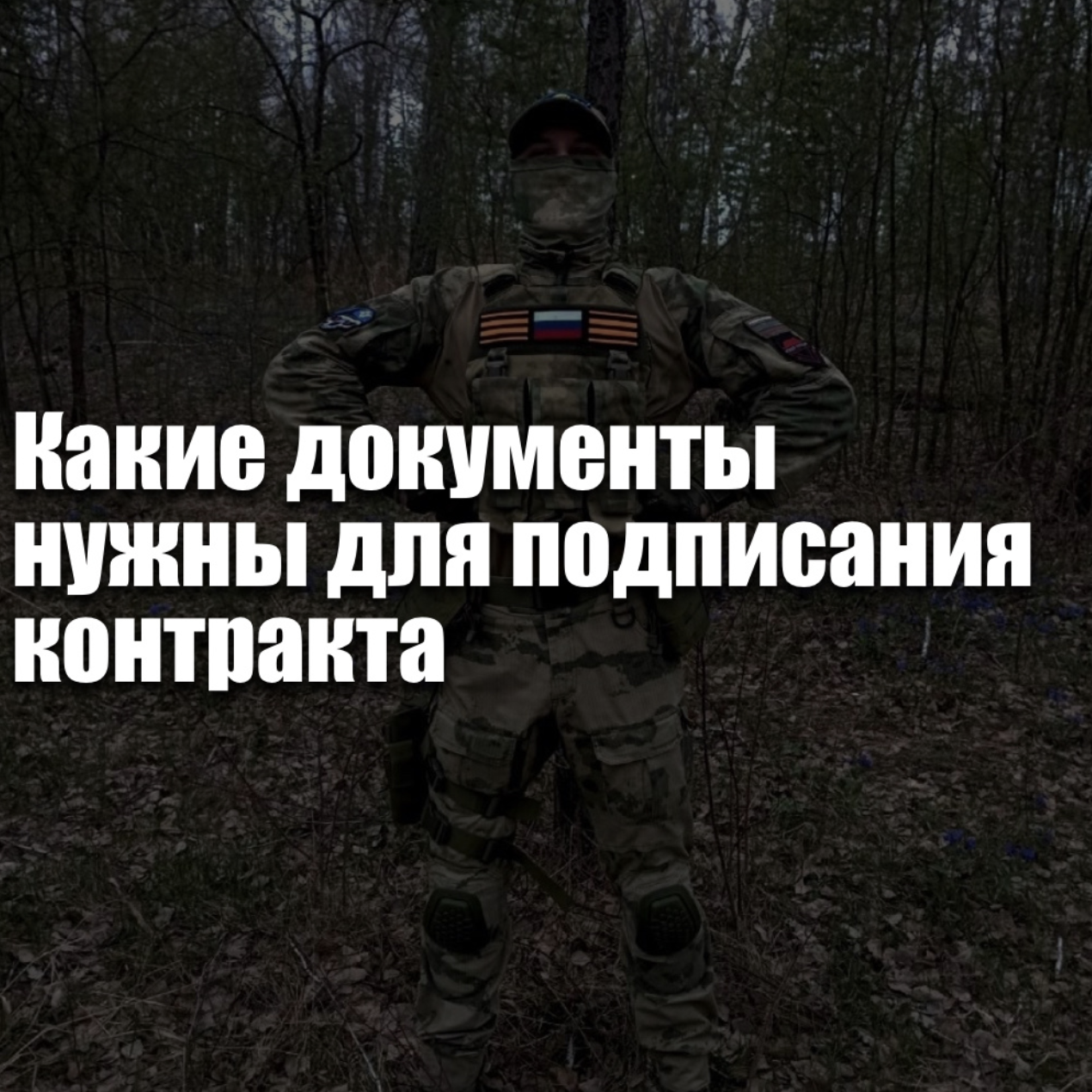 Какие документы нужны для подписания контракта на СВО в 2026 году — полный список для кандидата