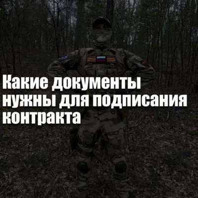 Документы для подписания контракта СВО в 2026 году: паспорт, военный билет, СНИЛС, ИНН, медкомиссия и этапы оформления.