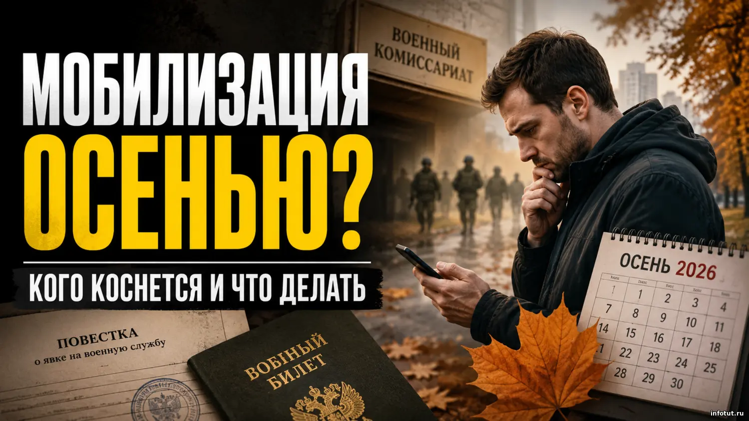 Будет ли мобилизация осенью 2026 года: последние новости, кого могут призвать и что делать сейчас